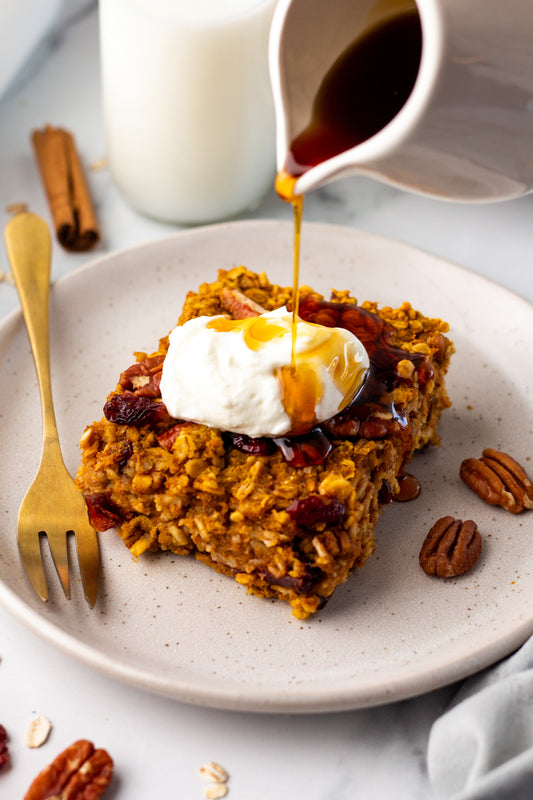 Pumpkin Baked Oatmeal - Exclusive (VIDEO)