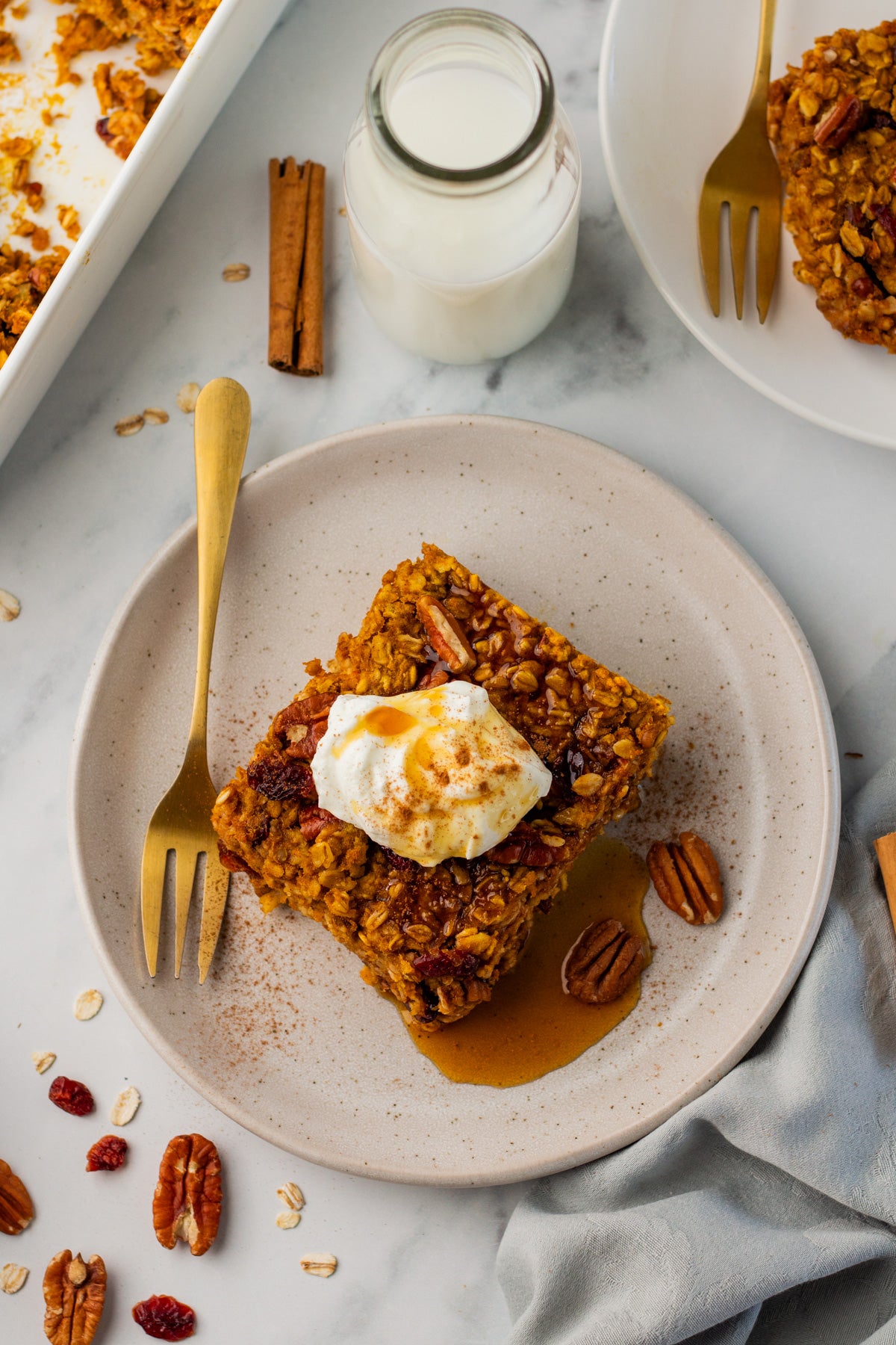 Pumpkin Baked Oatmeal - Exclusive (VIDEO)